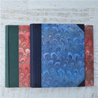 Marbled Paper Album with Canvas Spine