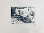 Original Musical Etching - Musical Instruments