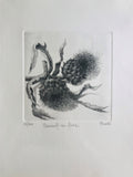 Original Botanical Etching - Artichockes