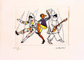 Original Pinocchio Etching Card & Envelope