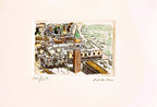 Original Venice Aerial Etching Card & Envelope
