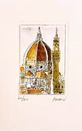 Original Duomo Etching Card & Envelope