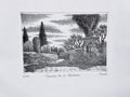 Original Tuscany Etching - Via San Leonardo