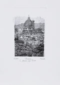 Original Florence Etching - Santa Maria del Fiore