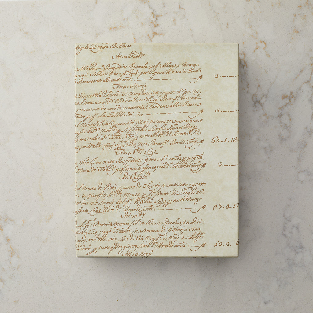 Deckled Edge Folded Card and Envelope