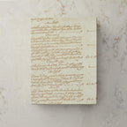 Deckled Edge Folded Card and Envelope