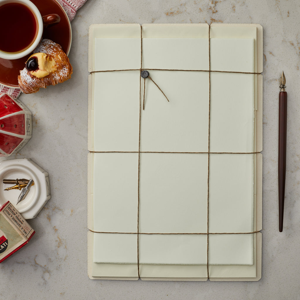 Deckled Edge Writing Paper and Envelope
