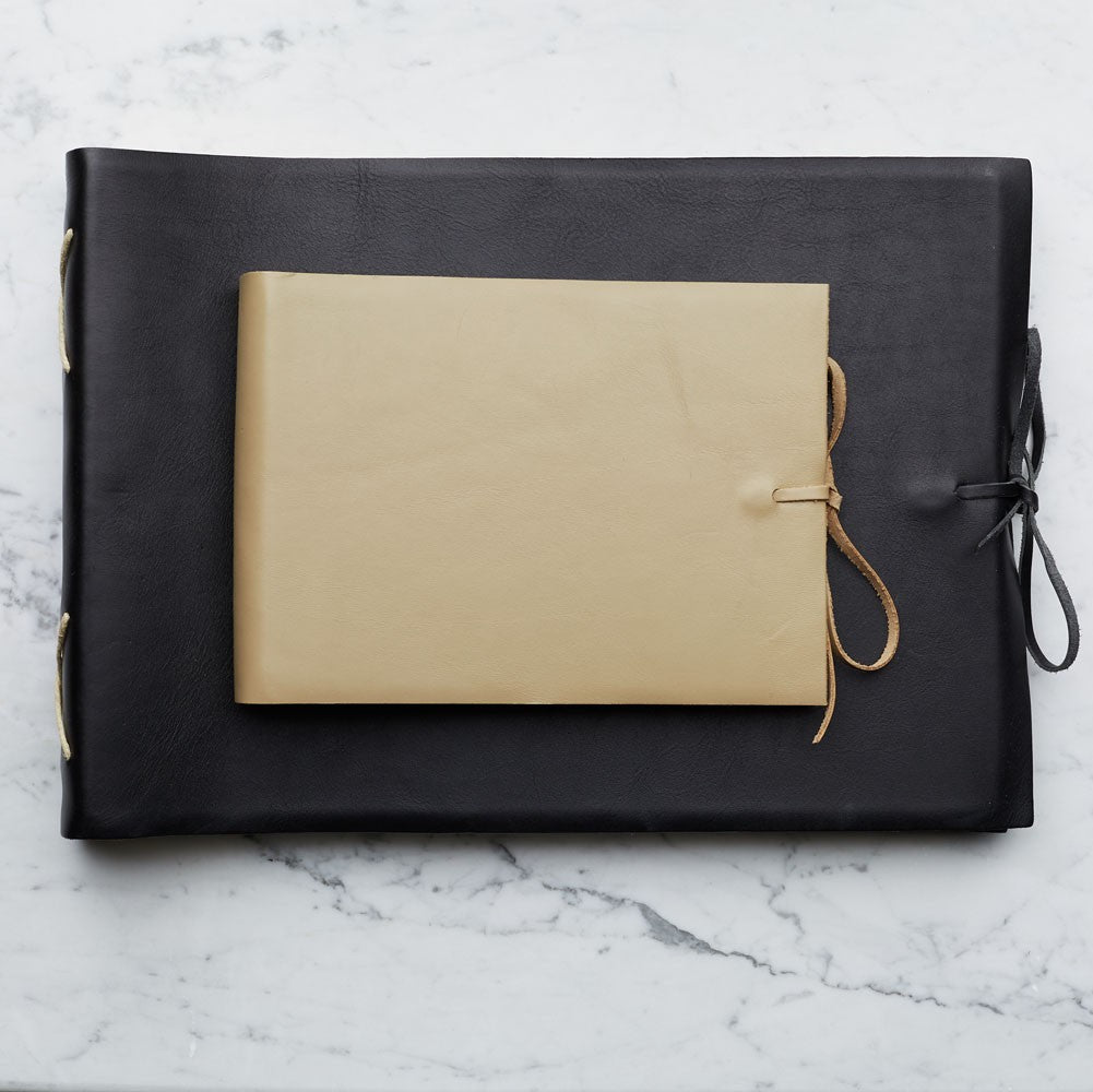 Soft Leather Album with Tie