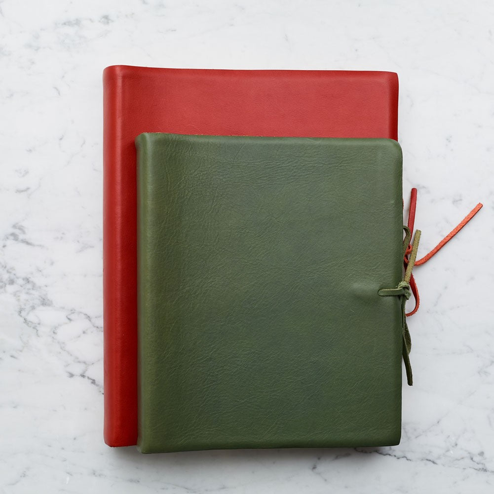 Soft Leather Album with Tie