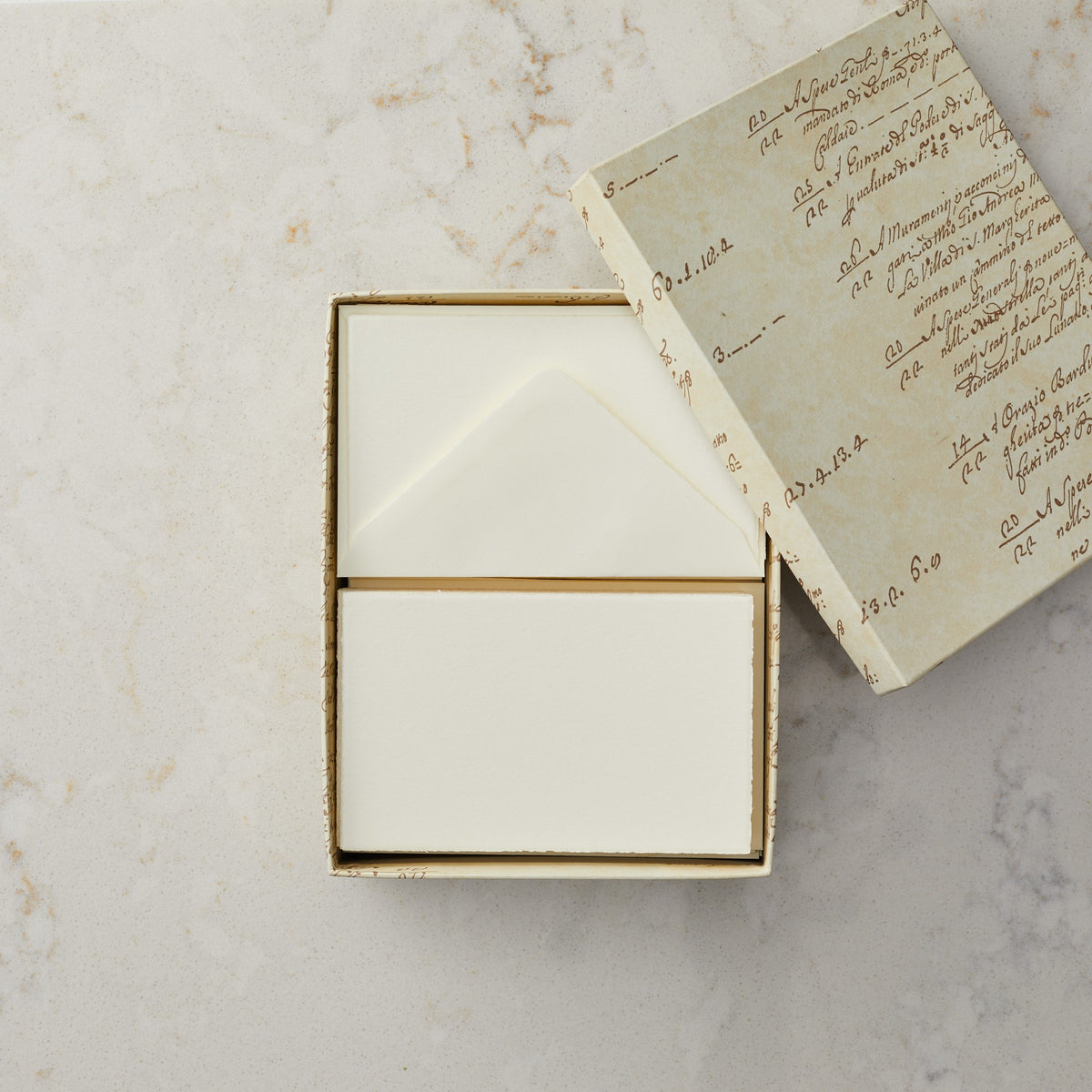 Deckled Edge Note Card and Envelope