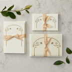 Red and Gold Hummingbird Stationery