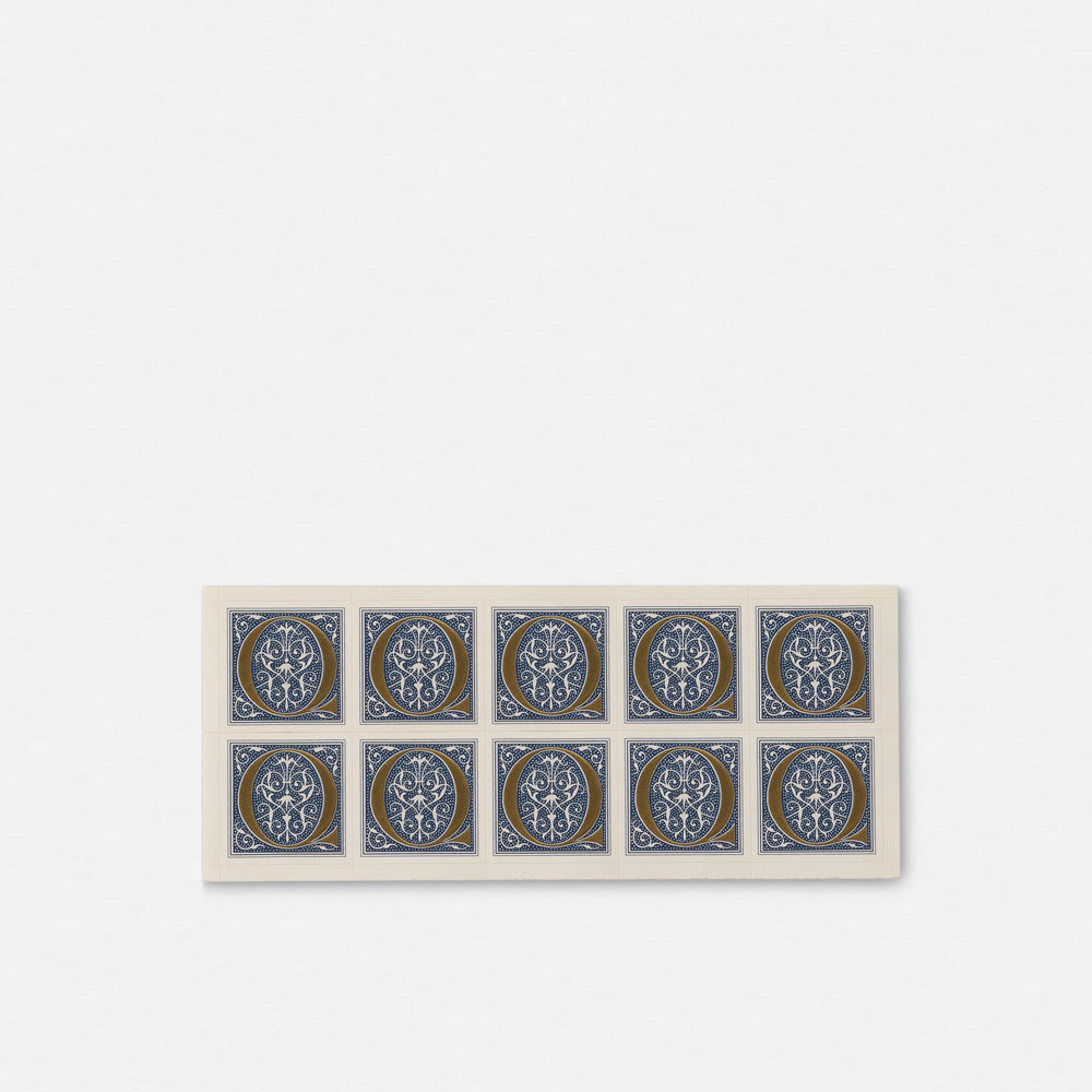Single Roman Font Initial Stickers