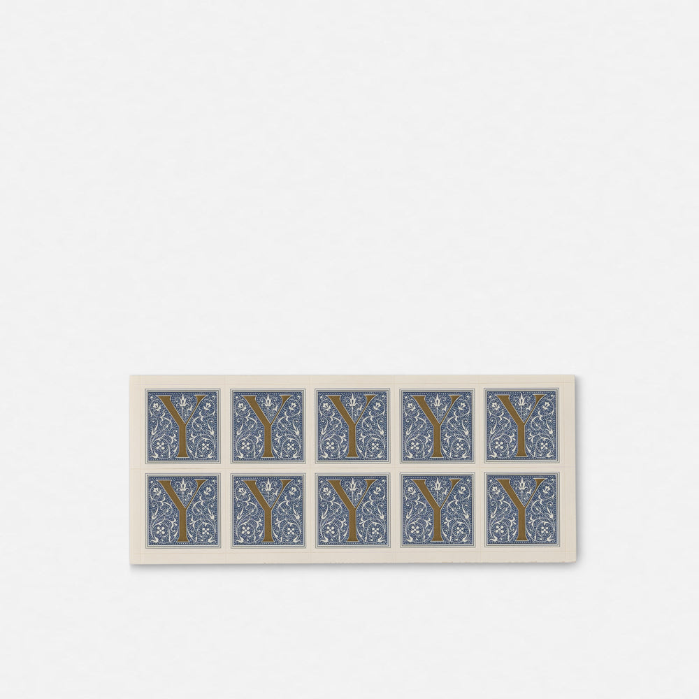 Single Roman Font Initial Stickers
