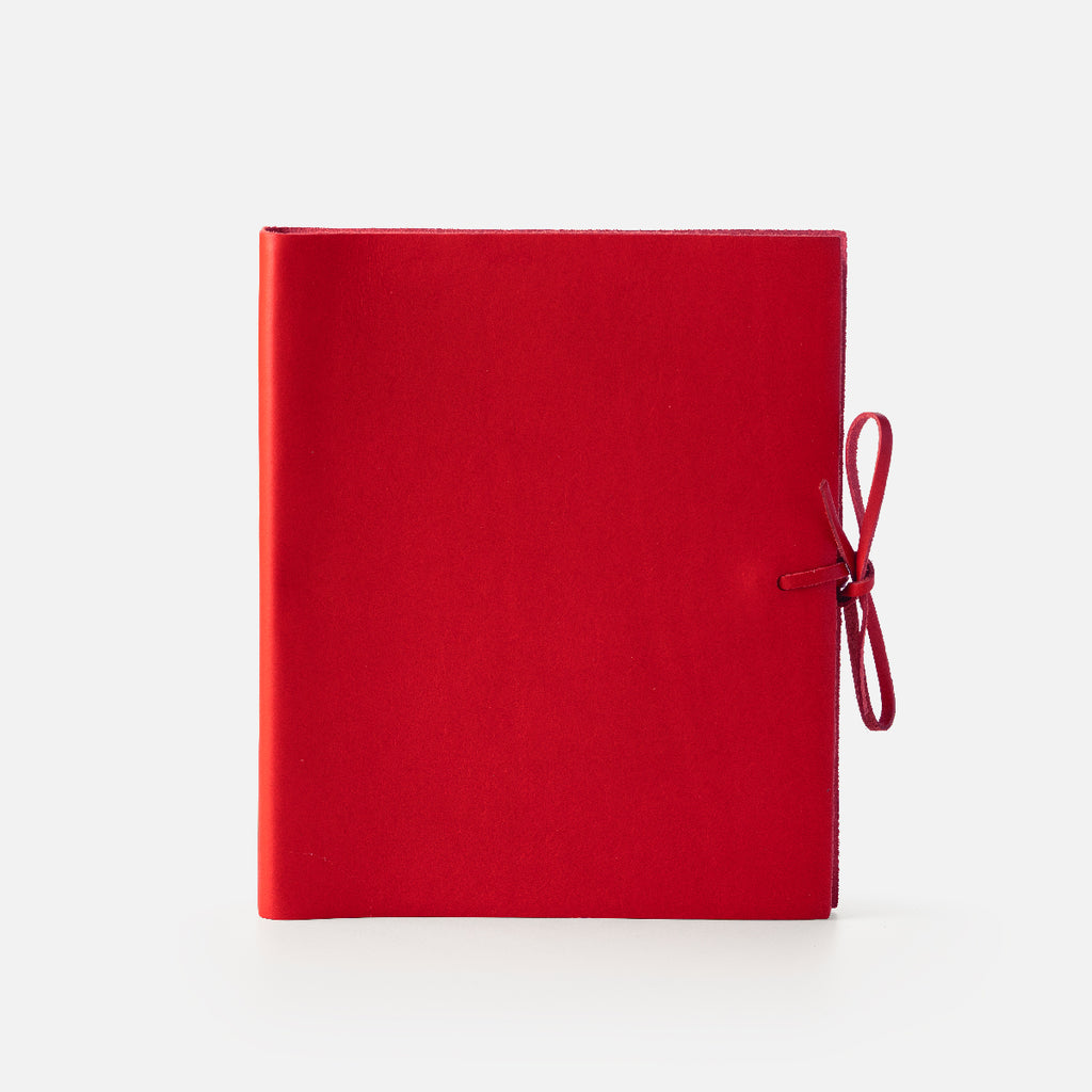 Soft Leather Album with Tie