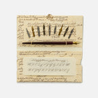 Wooden Quill Calligraphy Set