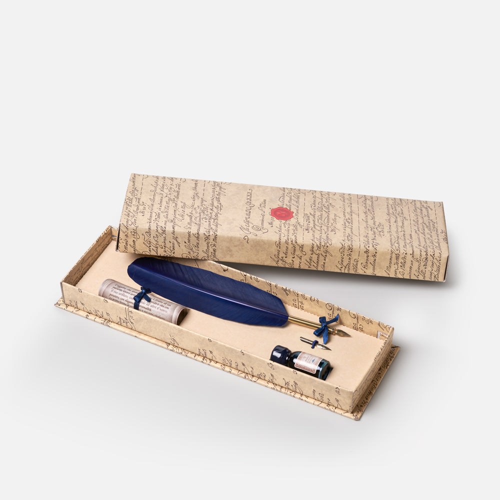 Feather Quill & Ink Set
