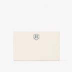 Deckle Edge Monogrammed Note Card and Envelope