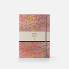 Marbled Paper Sketch Book - Soft Cover - Unlined - With Elastic