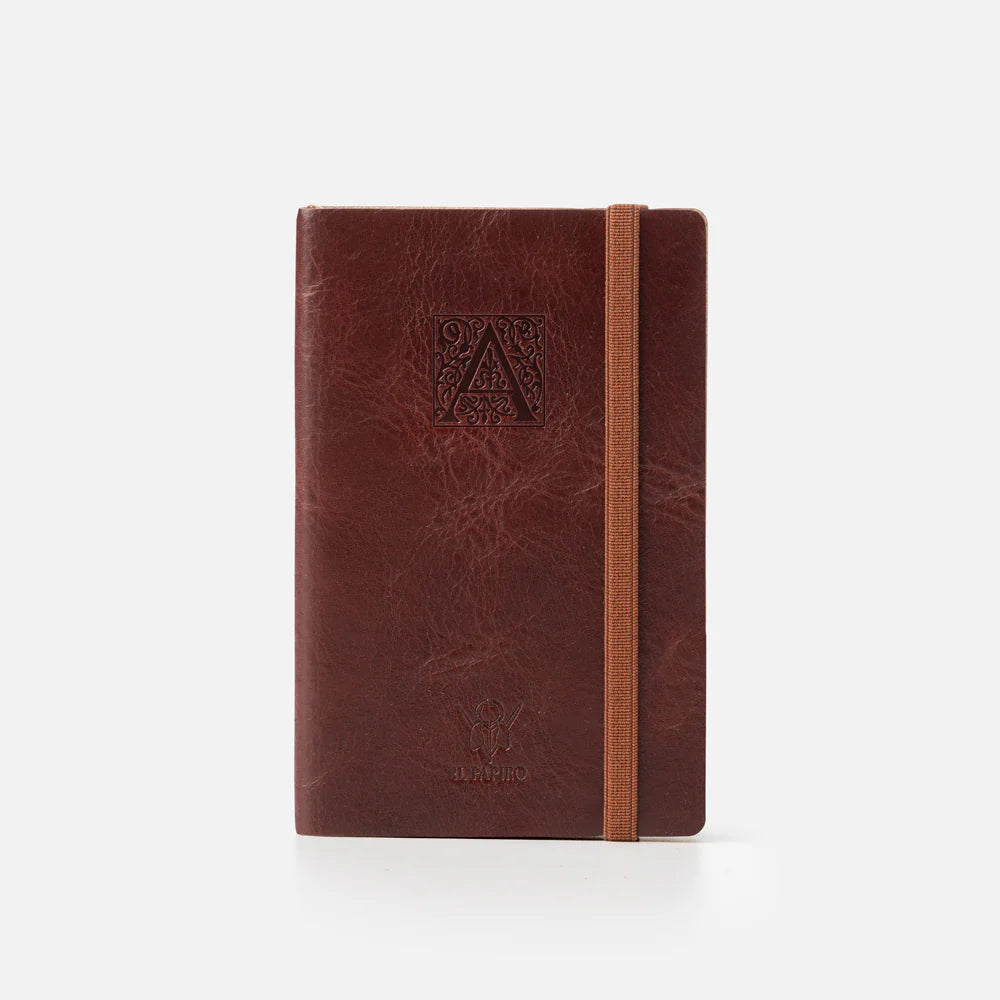 Leather Journal - Soft Cover - Unlined - Monogram