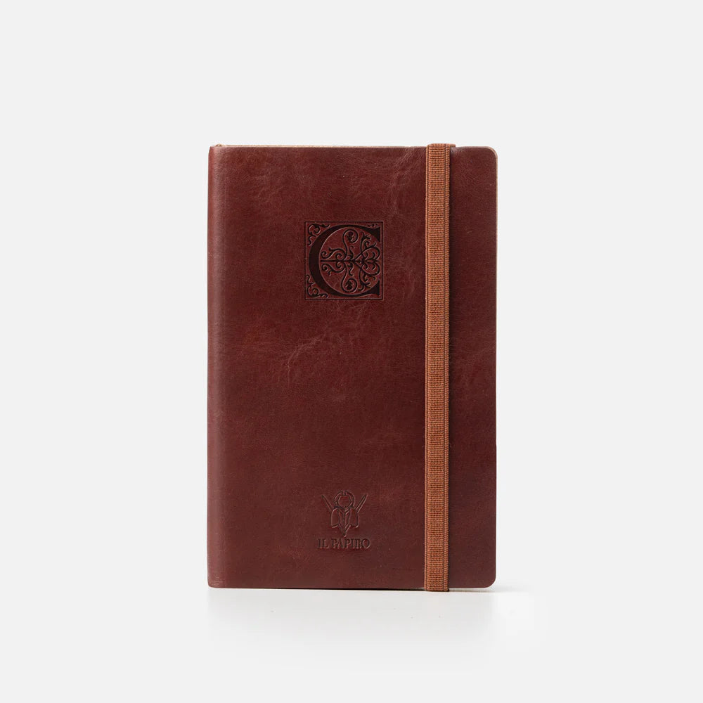 Leather Journal - Soft Cover - Unlined - Monogram