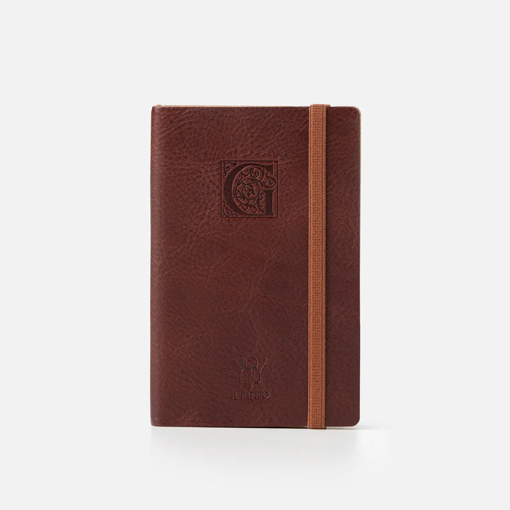 Leather Journal - Soft Cover - Unlined - Monogram