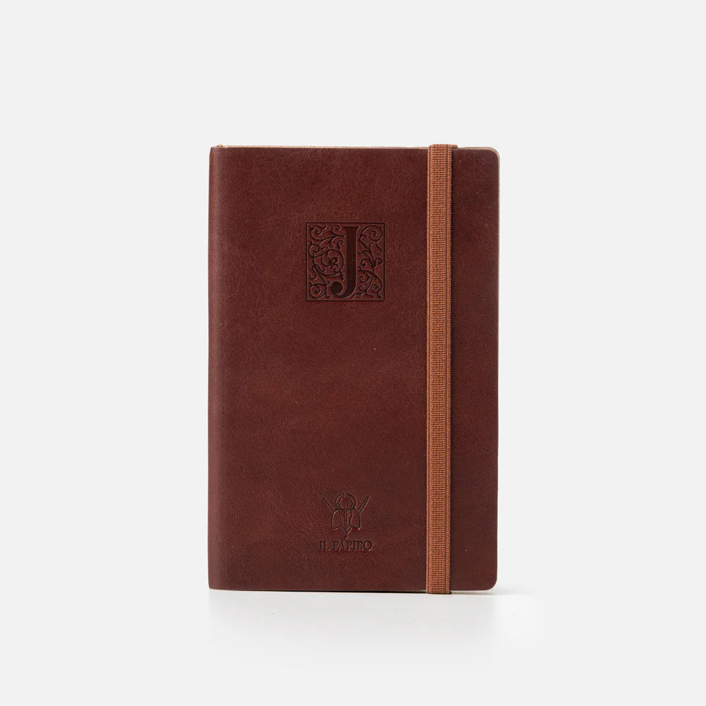 Leather Journal - Soft Cover - Unlined - Monogram