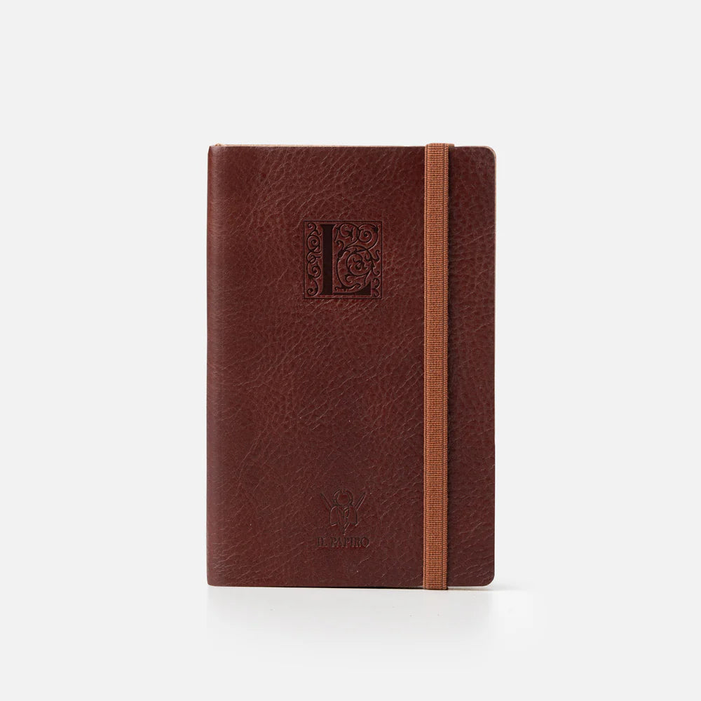 Leather Journal - Soft Cover - Unlined - Monogram