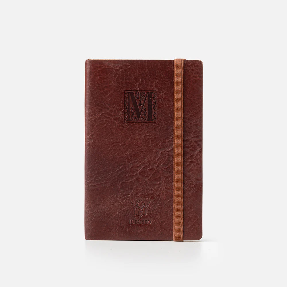 Leather Journal - Soft Cover - Unlined - Monogram