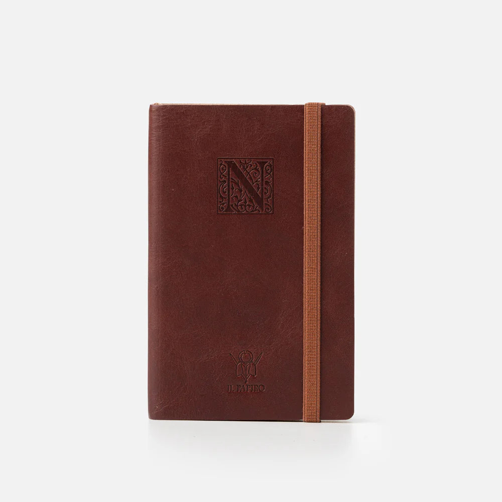 Leather Journal - Soft Cover - Unlined - Monogram