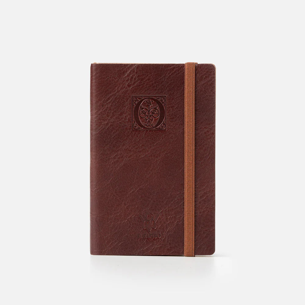 Leather Journal - Soft Cover - Unlined - Monogram