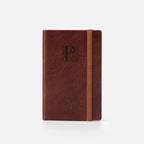 Leather Journal - Soft Cover - Unlined - Monogram