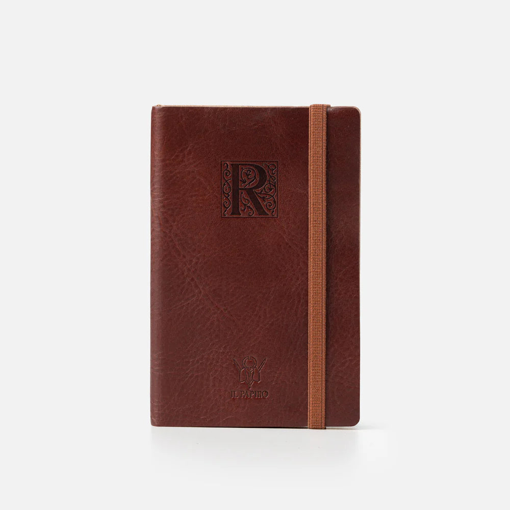 Leather Journal - Soft Cover - Unlined - Monogram
