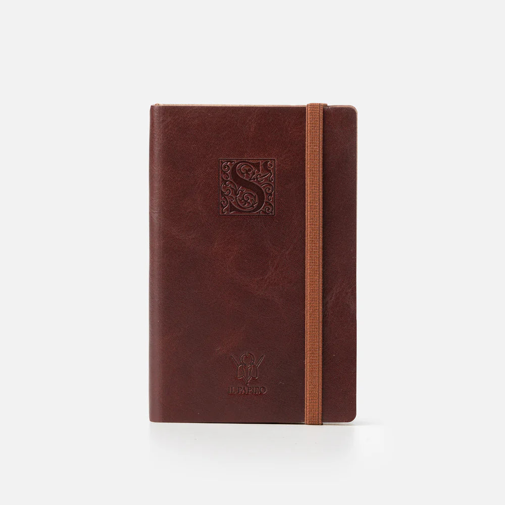 Leather Journal - Soft Cover - Unlined - Monogram