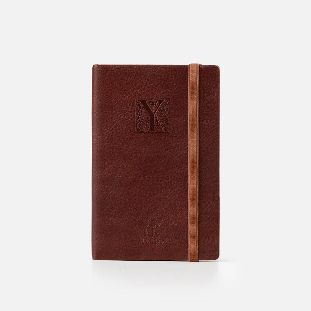 Leather Journal - Soft Cover - Unlined - Monogram