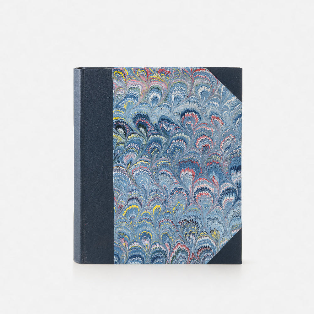 Marbled Paper Album with Canvas Spine