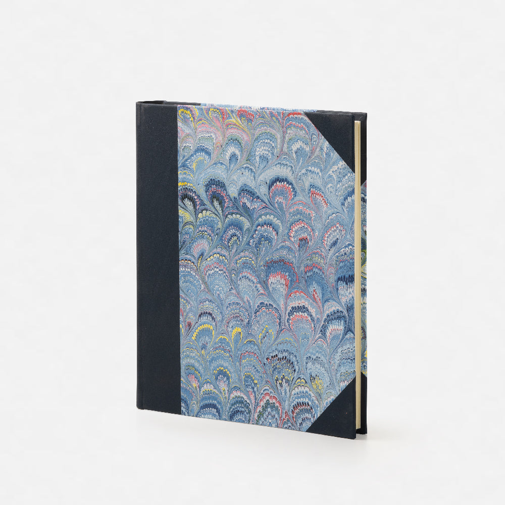 Marbled Paper Album with Canvas Spine