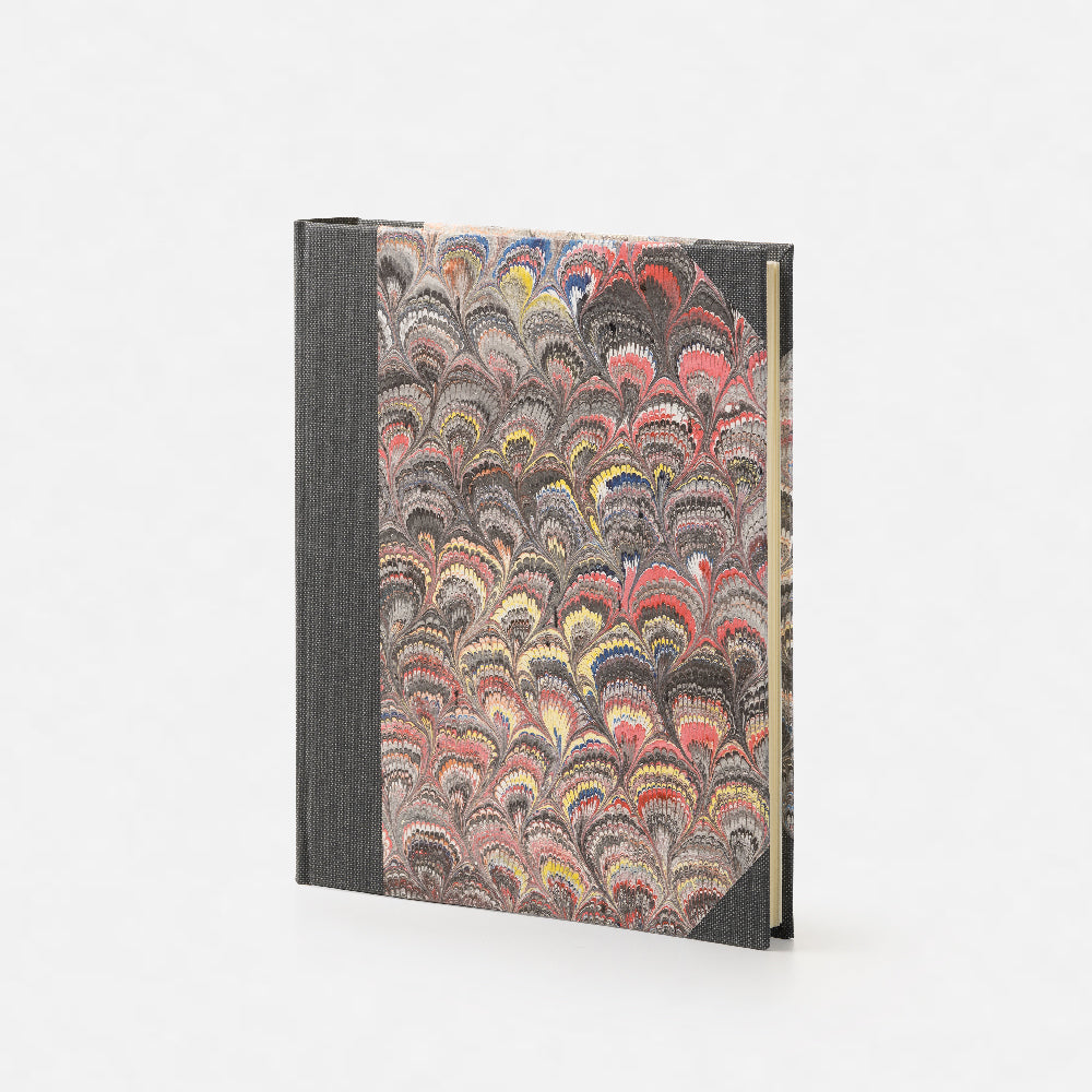 Marbled Paper Album with Canvas Spine