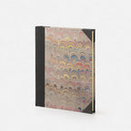 Marbled Paper Album with Canvas Spine