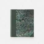 Marbled Paper Album with Canvas Spine