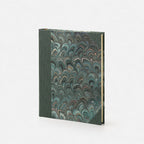 Marbled Paper Album with Canvas Spine