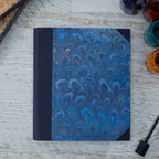 Marbled Paper Album with Canvas Spine