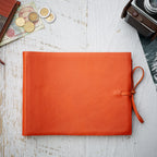 Soft Leather Album with Tie