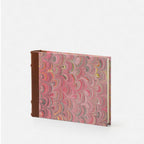 Hand Marbled Album with Leather Spine