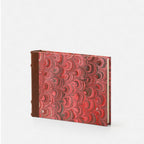 Hand Marbled Album with Leather Spine