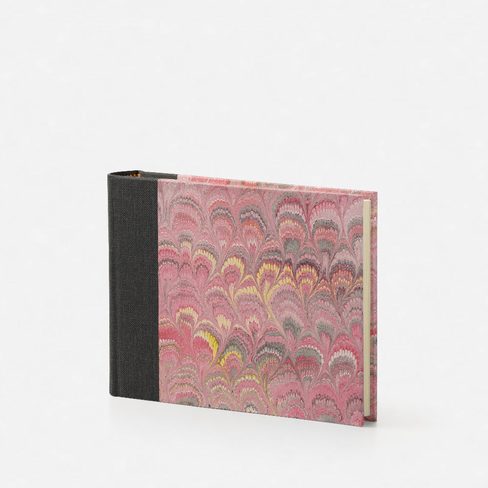 Marbled Paper Album with Canvas Spine