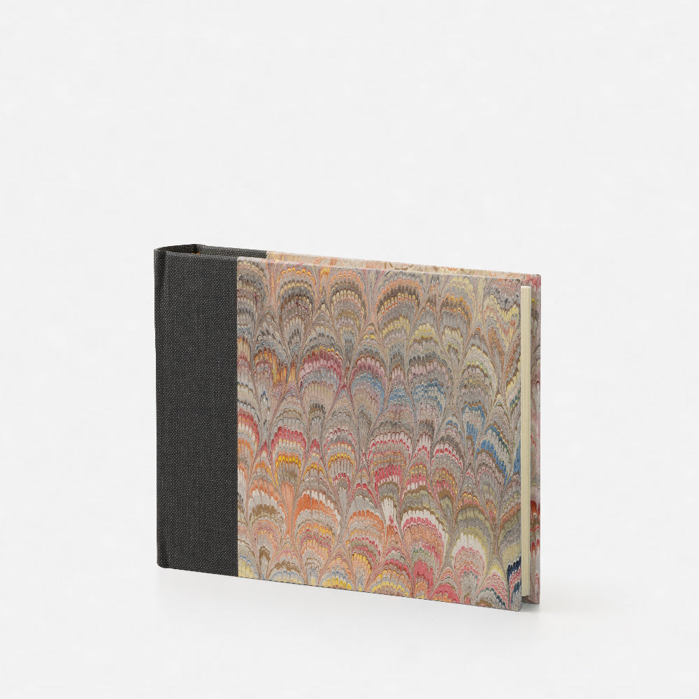 Marbled Paper Album with Canvas Spine