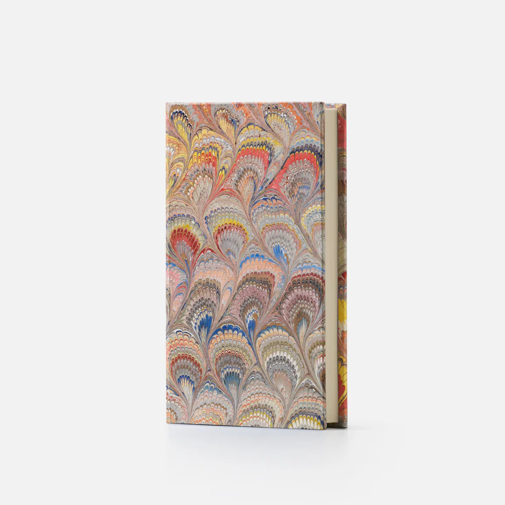 Marbled Paper Journal - Hard Cover - Unlined