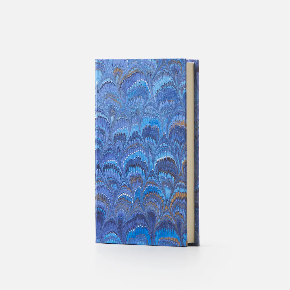 Marbled Paper Journal - Hard Cover - Unlined