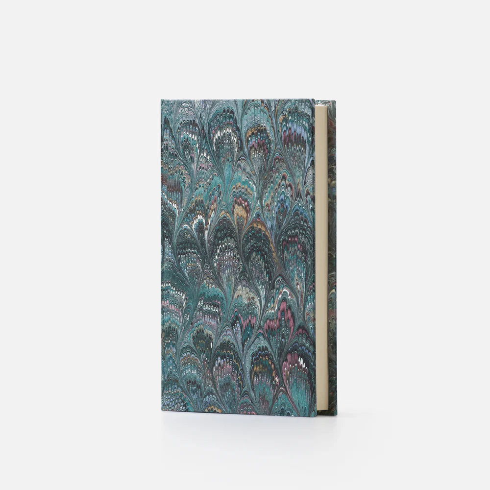 Marbled Paper Journal - Hard Cover - Unlined