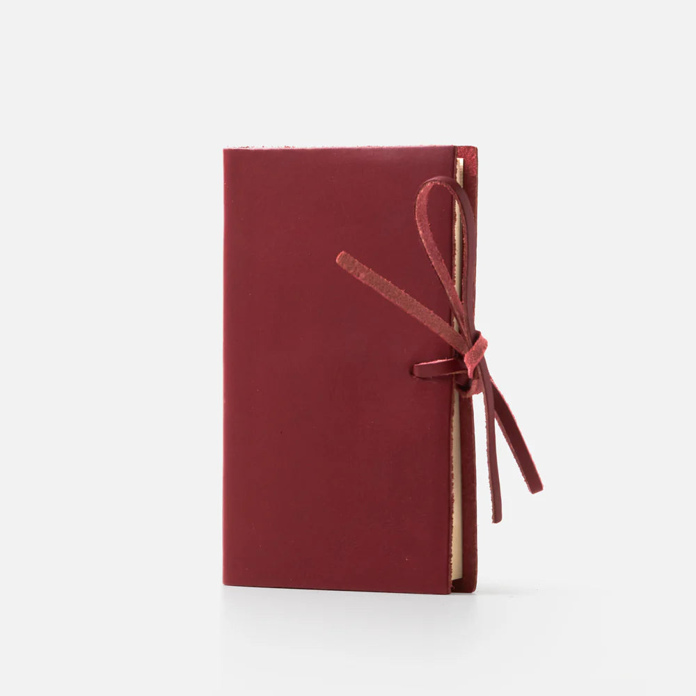 Leather Journal - Soft Cover - Unlined - With Tie